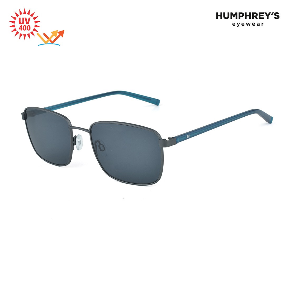 Humphrey’s Teal Blue Gunmetal Sunglasses